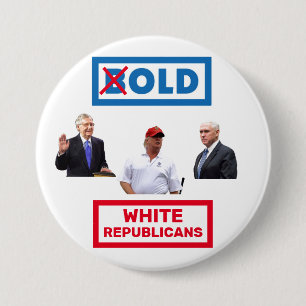 Old White Republicans 7.5 Cm Round Badge
