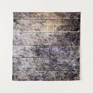 Old white wooden texture background. Colour stain  Tapestry