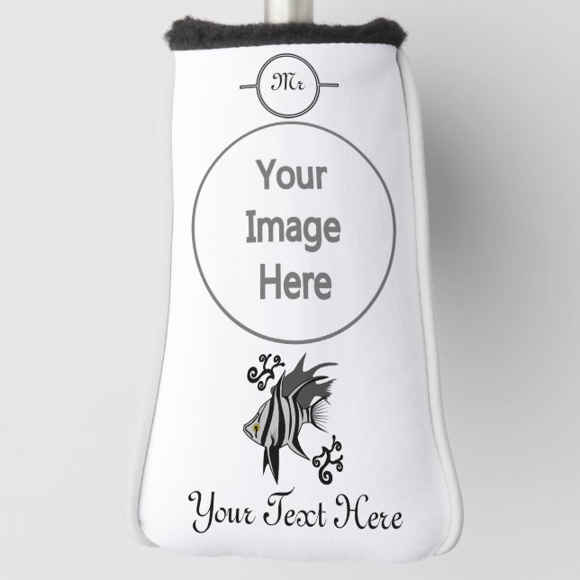 Old Wife Giving You the Eye Golf Head Cover (Rotate 90)