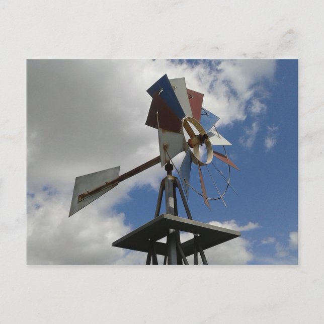 Old Windmill Postcard (Front)