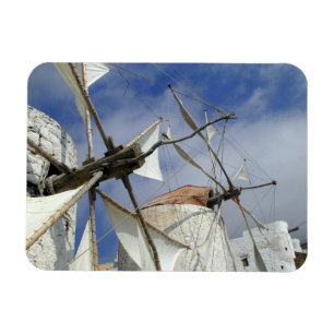 Old Windmills Olympos Karpathos, Greece Magnet