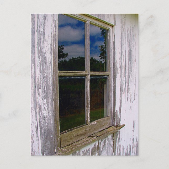 Old Window Postcard (Front)