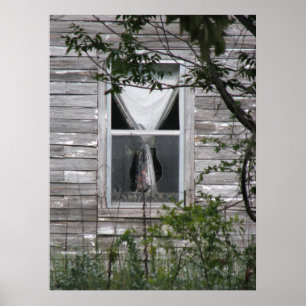 Old Window Poster