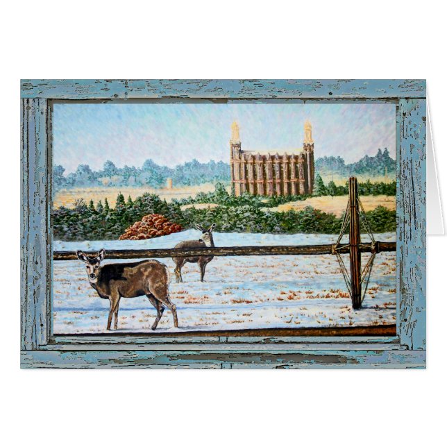 Old window temple blue (Front Horizontal)