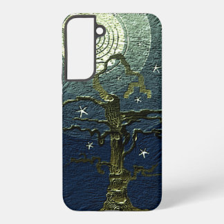 Old Withered Tree Moon & Stars   Samsung Galaxy Case