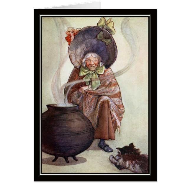 Old Woman and Cauldron by Florence Mary Anderson (Front)