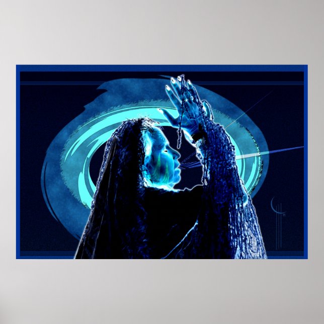 Old Woman Calls for Peace Poster (Front)