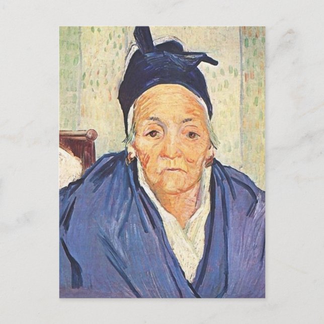 Old Woman of Arles, Vincent van Gogh Postcard (Front)