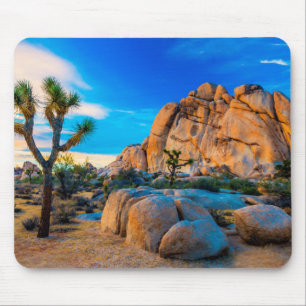 Old Woman Rock - Joshua Tree National Park Mouse Mat