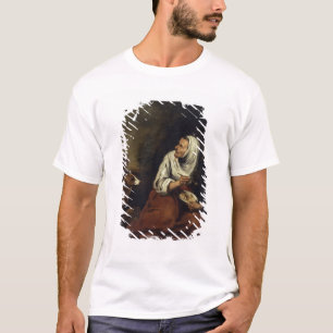 Old Woman with Dog T-Shirt
