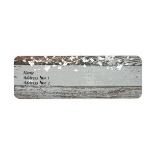Old Wood Address Labels