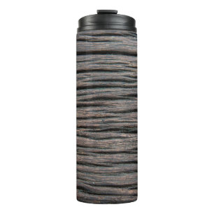 Old wood backgroundabstract, home decor, backgroun thermal tumbler