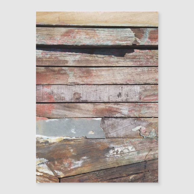 Old wood rustic boat wooden plank (Front)