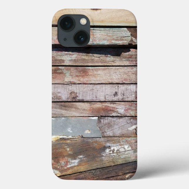 Old wood rustic boat wooden plank Case-Mate iPhone case (Back)