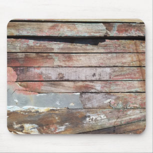Old wood rustic boat wooden plank mouse mat