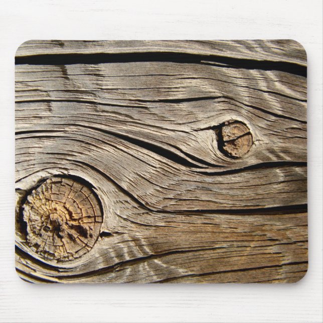 Old wood texture mouse mat (Front)