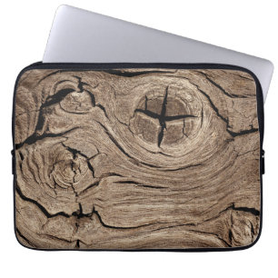old wood, vintage laptop sleeve