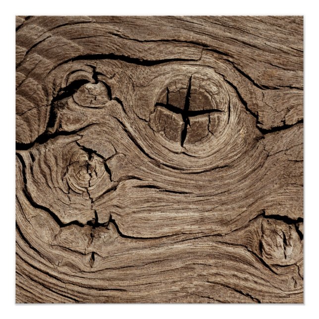 old wood, vintage poster (Front)