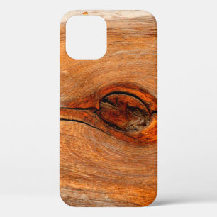 Old woodabstract, background, board, brown, burl, iPhone 12 case
