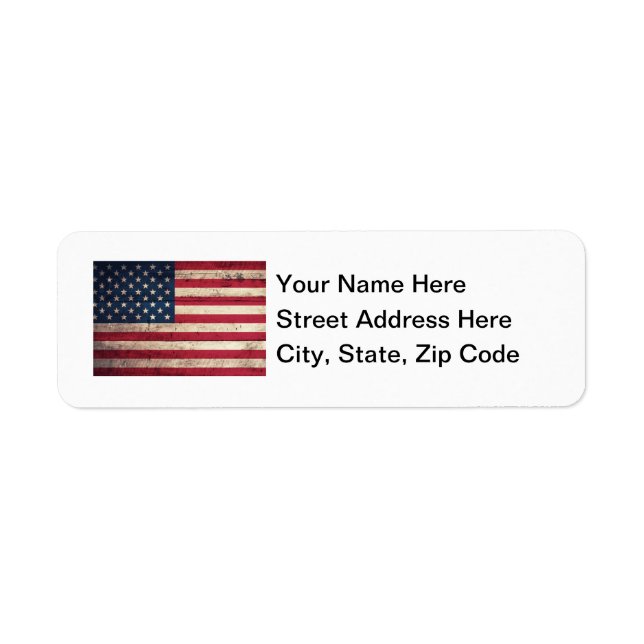 Old Wooden American Flag (Front)