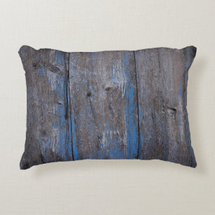 Old wooden background. Grunge textureabstract, anc Decorative Cushion