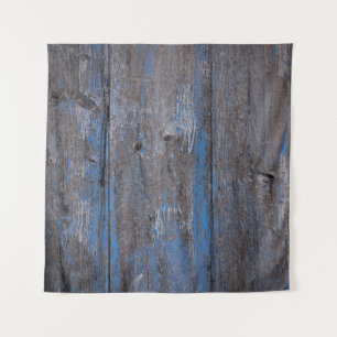 Old wooden background. Grunge textureabstract, anc Tapestry