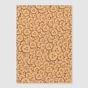 Old Wooden Buttons Pattern