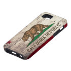 Old Wooden California Flag