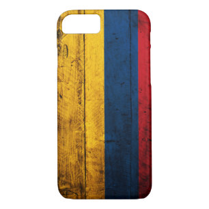 Old Wooden Colombia Flag iPhone 8/7 Case
