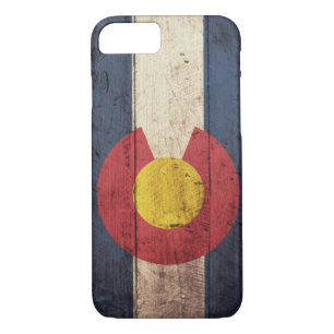 Old Wooden Colorado Flag iPhone 8/7 Case