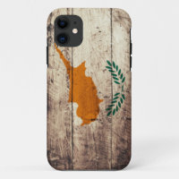 Old Wooden Cyprus Flag
