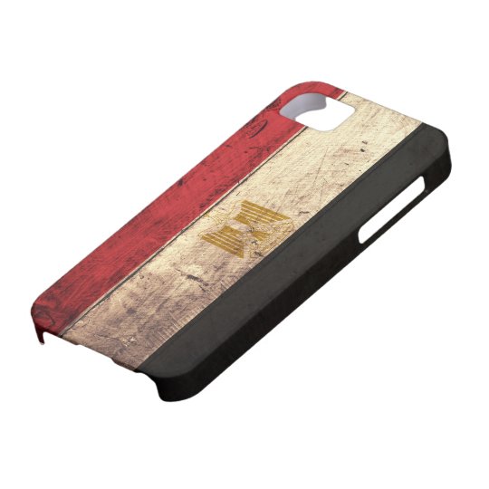 Old Wooden Egypt Flag iPhone 5 Cases