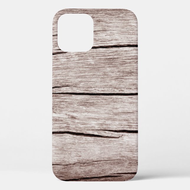 Old wooden floor with cracks,  Old wooden texture  Case-Mate iPhone Case (Back)