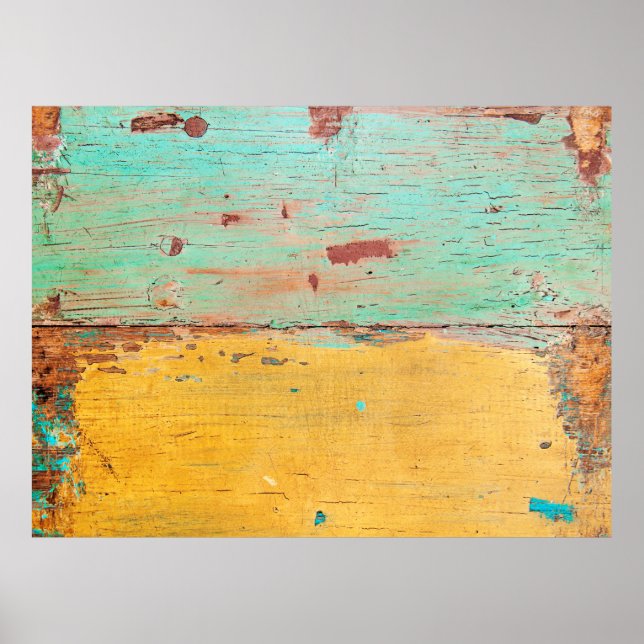 old wooden grunge texture poster (Front)