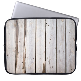 Old wooden grunge textureabstract, background, boa laptop sleeve