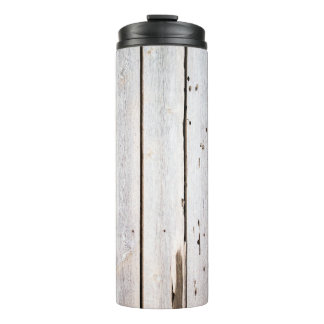 Old wooden grunge textureabstract, background, boa thermal tumbler