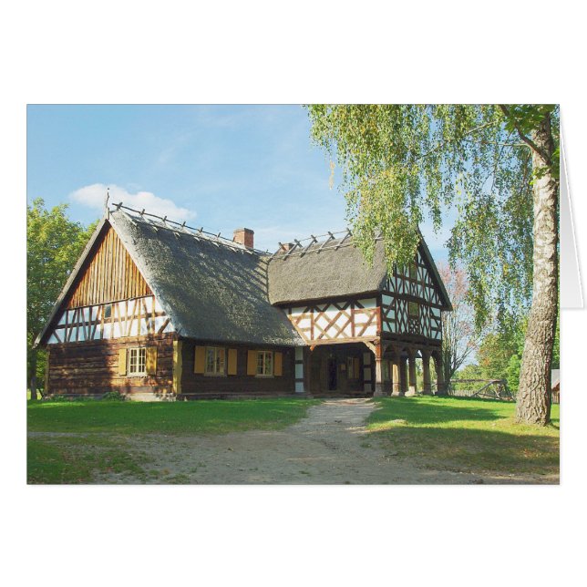 Old Wooden House - Card (Front Horizontal)