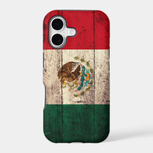Old Wooden Mexico Flag