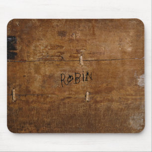 Old "Wooden" Mousepad with (or without) your Name