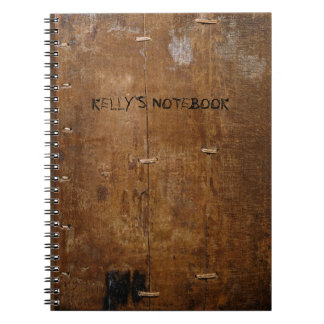 Old "Wooden" Notebook with (or without) your Name