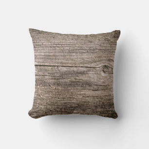 Old wooden planks cushion