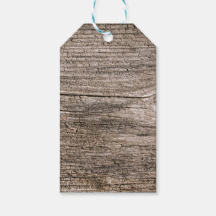 Old wooden planks gift tags