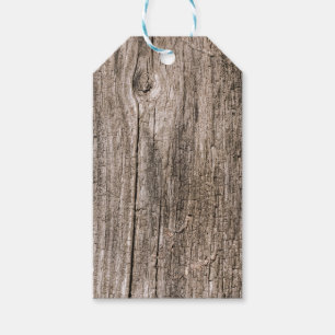 Old wooden planks gift tags