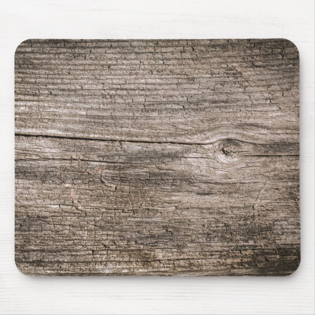 Old wooden planks mouse mat (Front)