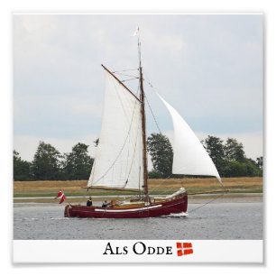 Old Wooden Ship Als Odde/Denmark Photo Print!