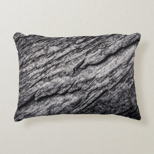 Old wooden surface textured background. Toned. hom Decorative Cushion