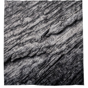 Old wooden surface textured background. Toned. hom Shower Curtain
