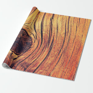 Old wooden texture as background. Vintage colorsst Wrapping Paper