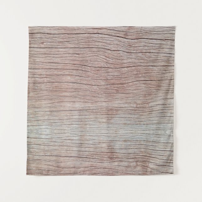 Old wooden texture with beautiful natural patterns tapestry (Front)