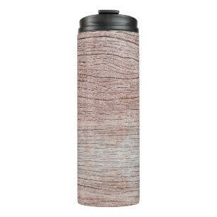 Old wooden texture with beautiful natural patterns thermal tumbler